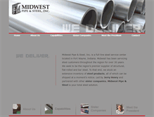 Tablet Screenshot of midwestpipe.com